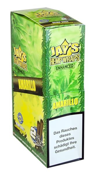 JAYS Terp Enhanced Hemp Wraps 50er Box AMARILLO